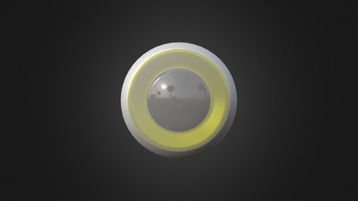FISH EYE! MIDDLE POLY 3D Model