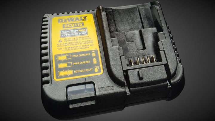 DeWALT Battery Charger (DCB115) 3D Model