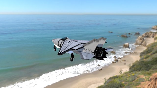 X-17-I Super Raptor 3D Model