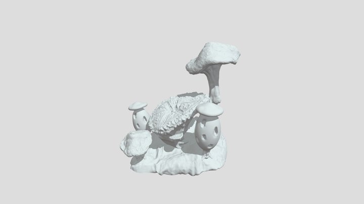 Mushroom Patch: Table Top 3D Model