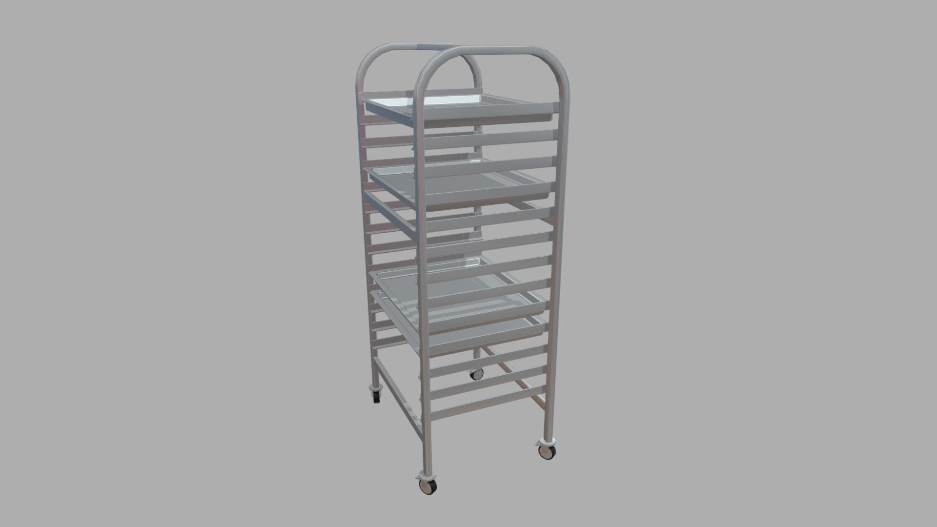Tray Rack Trolley Buy Royalty Free 3D model by ViperJr3D [4447abe