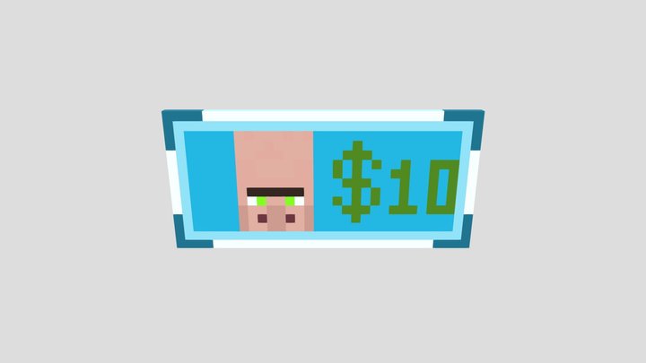 10$ Note 3D Model