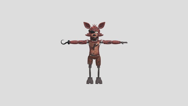 Rynfox_fnaf_1_foxy_v6 2 3D Model