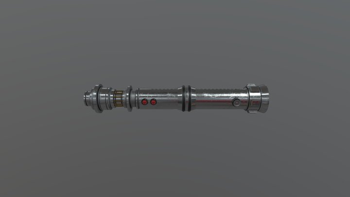 Katarn's lightsaber - Game ready 3D Model