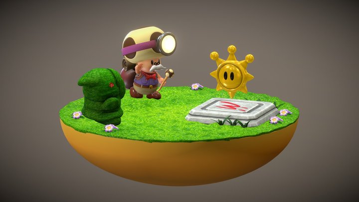 Captain "Toadsworth" Treasure Tracker 3D Model