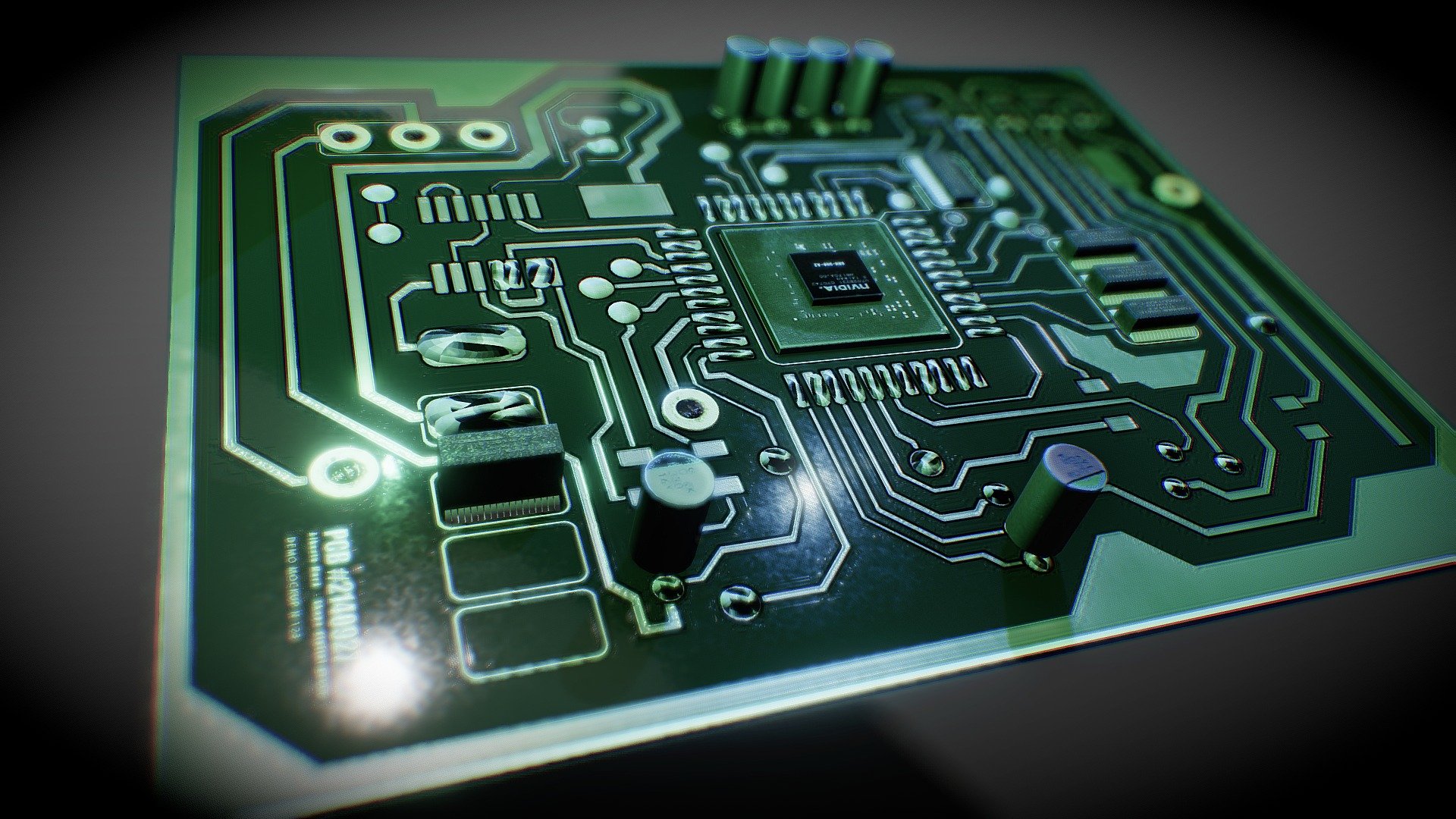 DEMO :: PCB - 3D model by Alberto Marà (@albertomara) [4449636] - Sketchfab