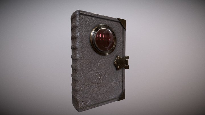 [FREE] THE MAGIC BOOK (game ready asset) 3D Model