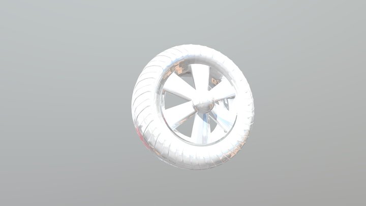 Simple Wheel 3D Model