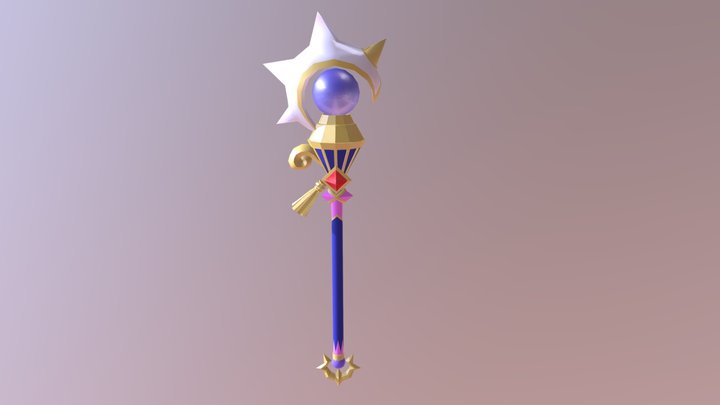 星詠みの聖杖 3D Model