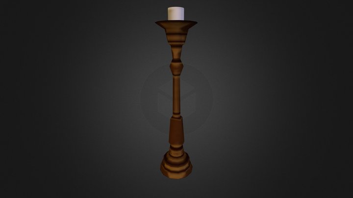 Candle 3D Model