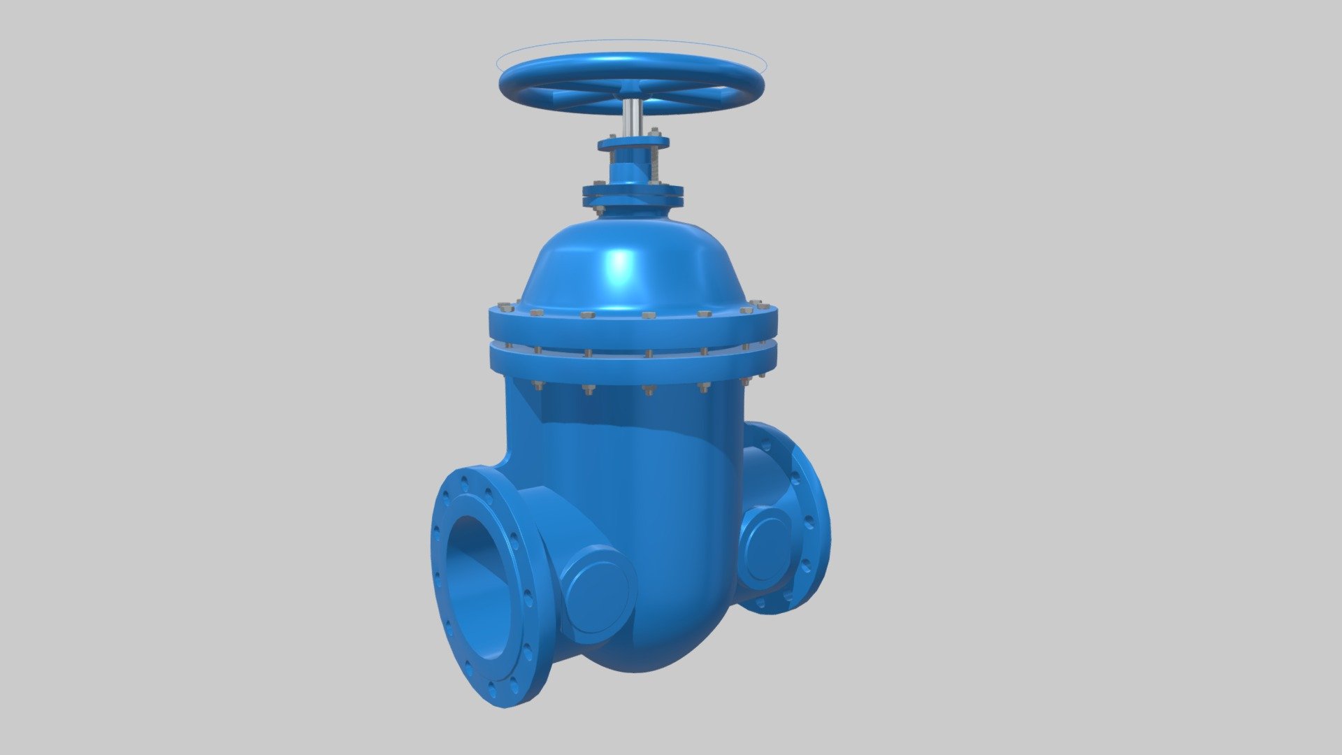 gate valve 3D model by Akimix [444acff] Sketchfab