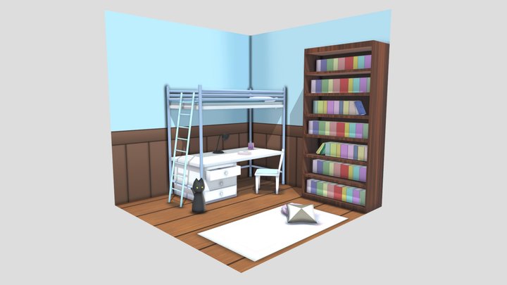 One Room 3D Model