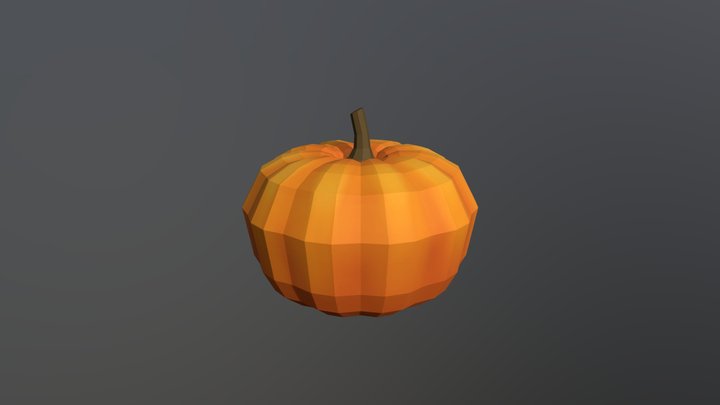 Pumpkin Low Poly