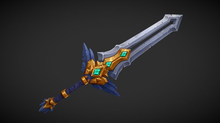 Champion's Pride Sword 3D Model