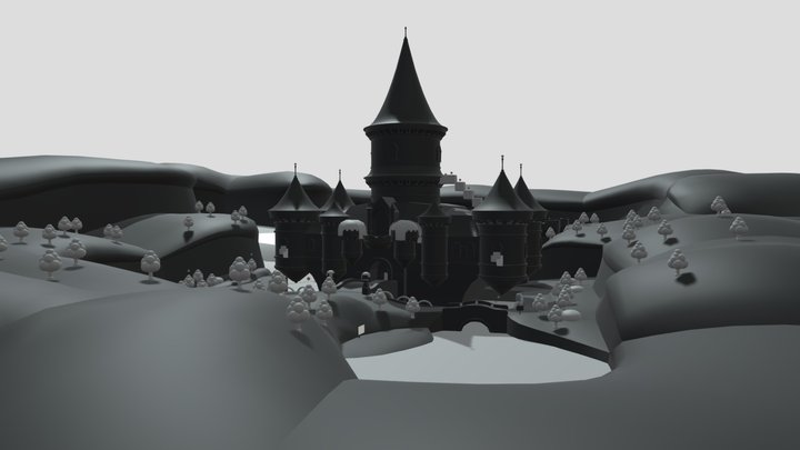 Outside Castle 3D Model
