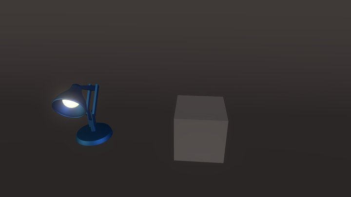 Animated Lamp 3D Model