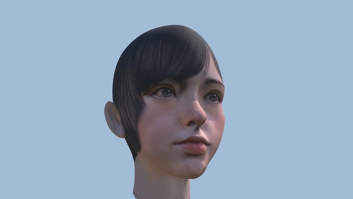 girl12 3D Model