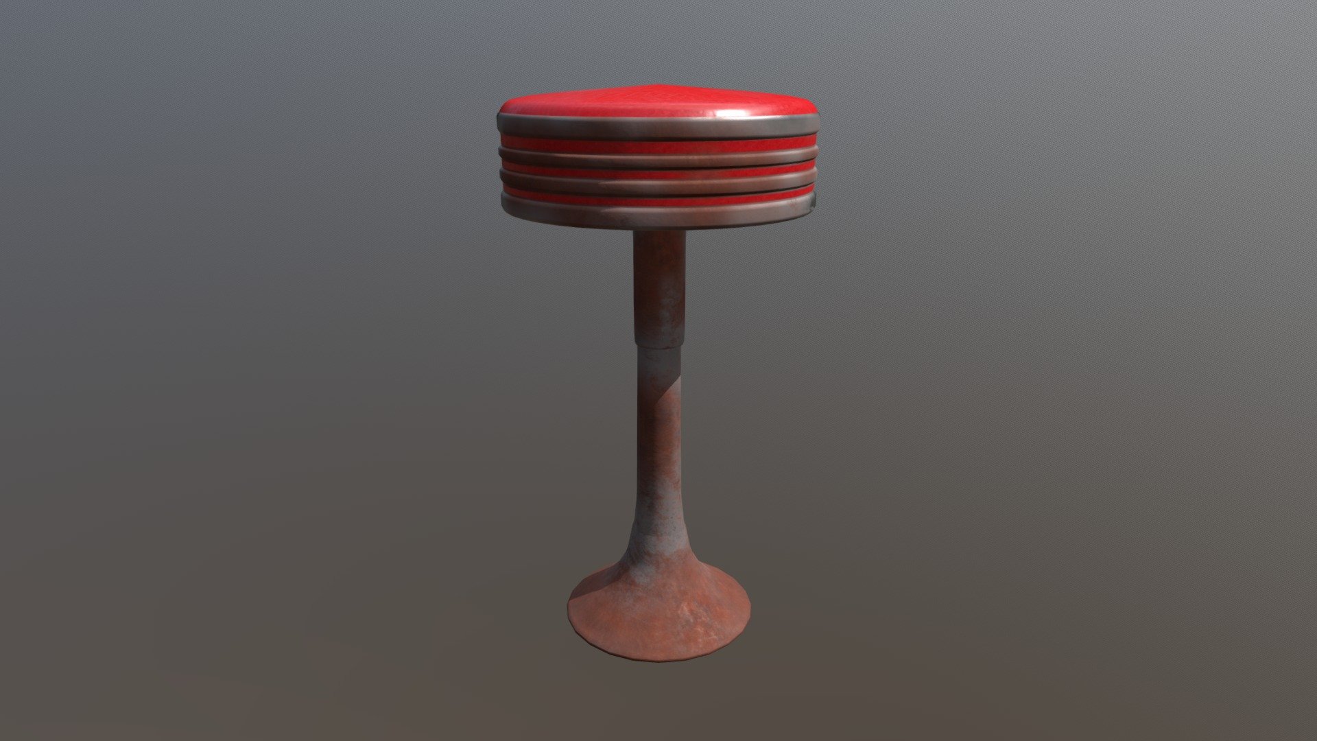 Rusty Stool Model - 3D model by Kara (@mangagirl36) [444e23b] - Sketchfab