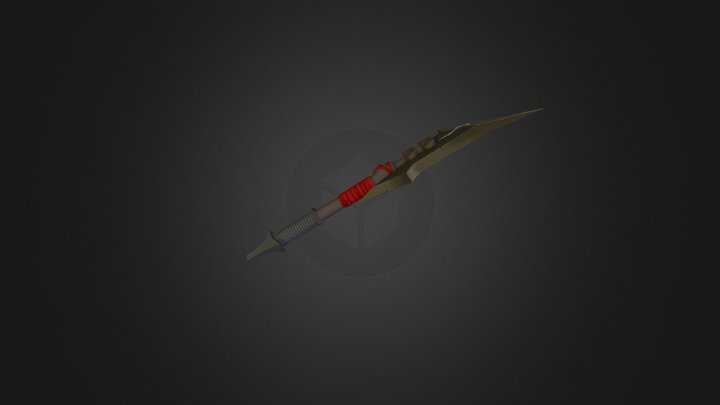 Crimson Axe 3D Model