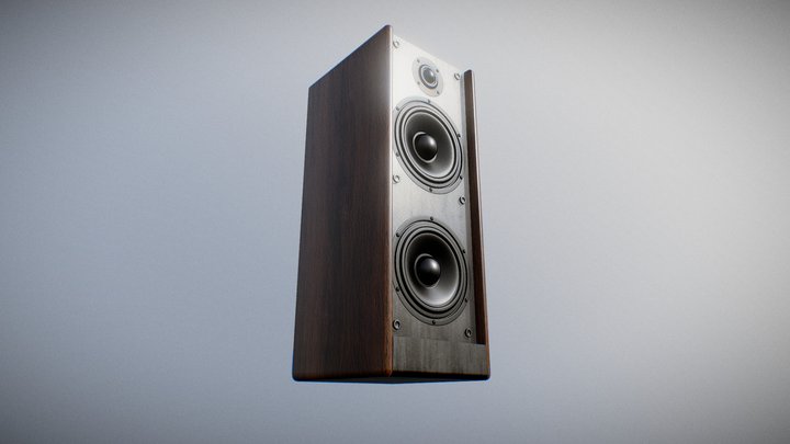 Hi-Fi Speaker 3D Model