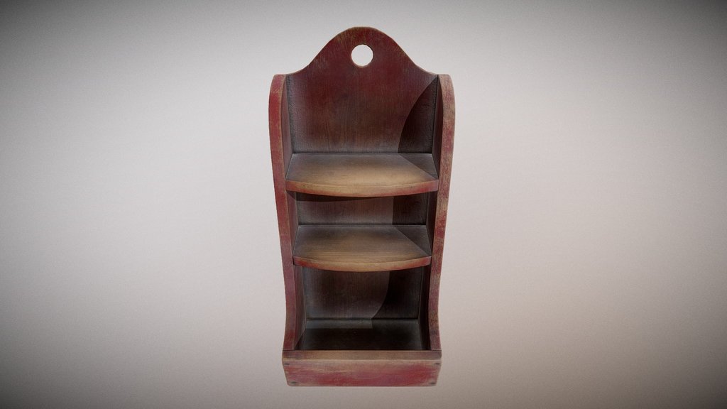 Painted Wooden Shelves