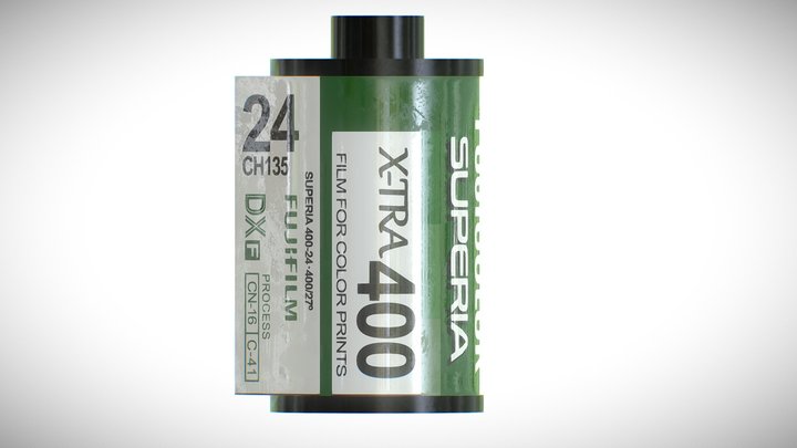 Film cartridge 3D Model