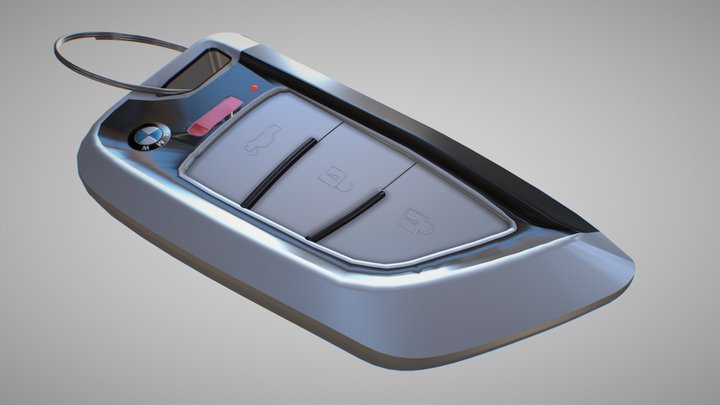 BMW Car Key 3D Model