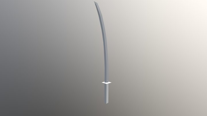 Samuri Sword 3D Model