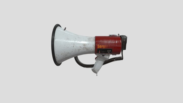 Megaphone 3D Model