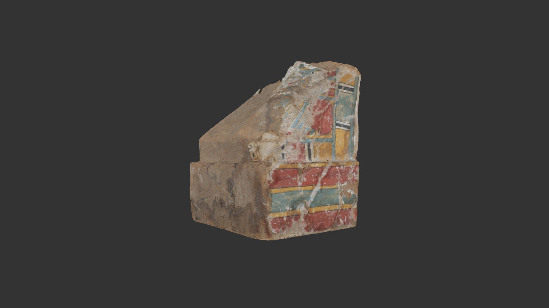 Coffin Pedestal Fragment - AA21990.A.10