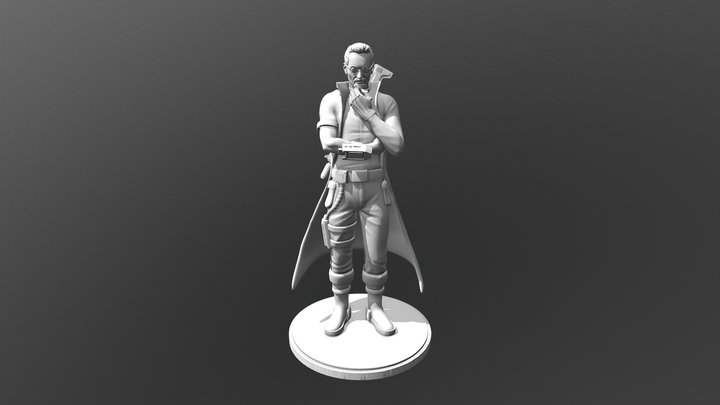 Main Character - Scientist 3D Model