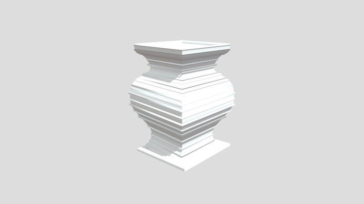 Vase by little ryba 3D Model