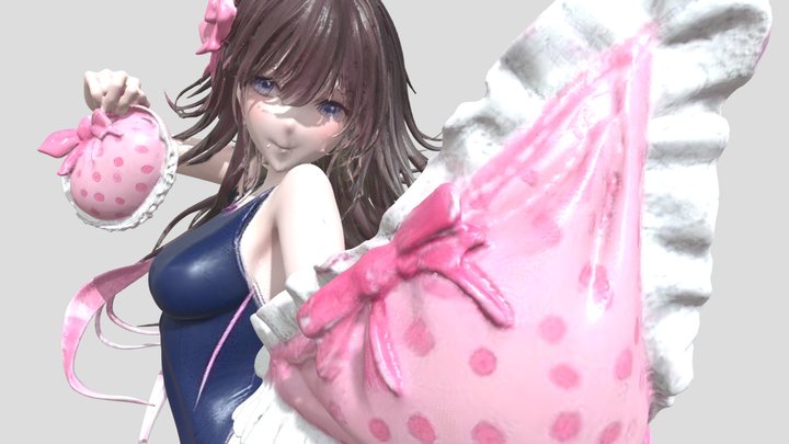 スクール水着 3D Model