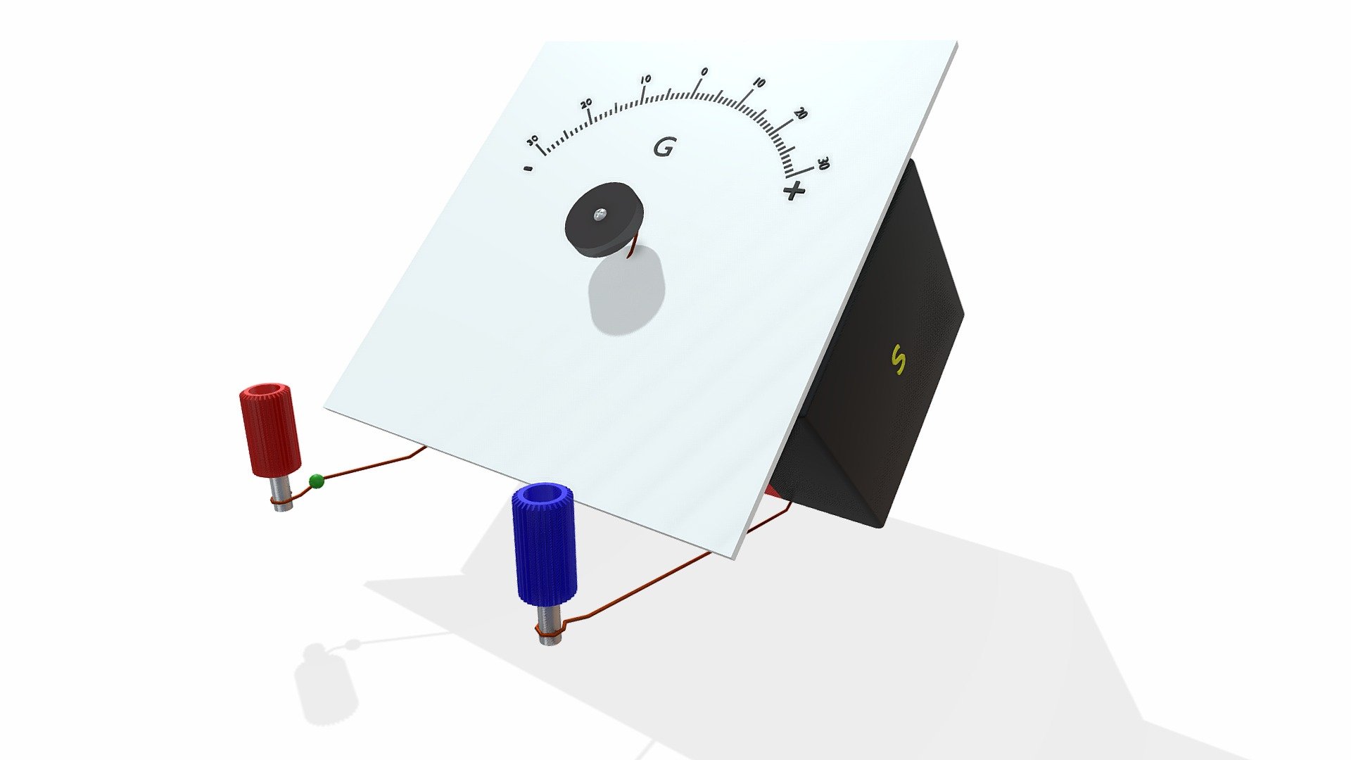 Moving coil galvanometer physics - 3D model by Physicsandanimation  (@pradeepcool188) [445413d]