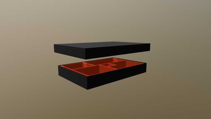 Bento Box 3D Model