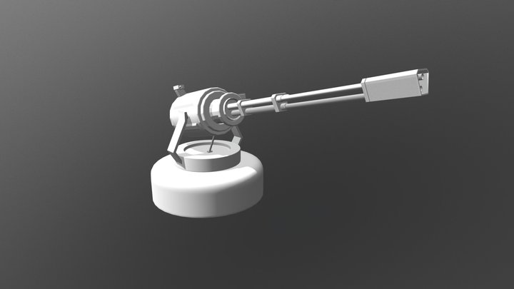 Tank Turret 3D Model