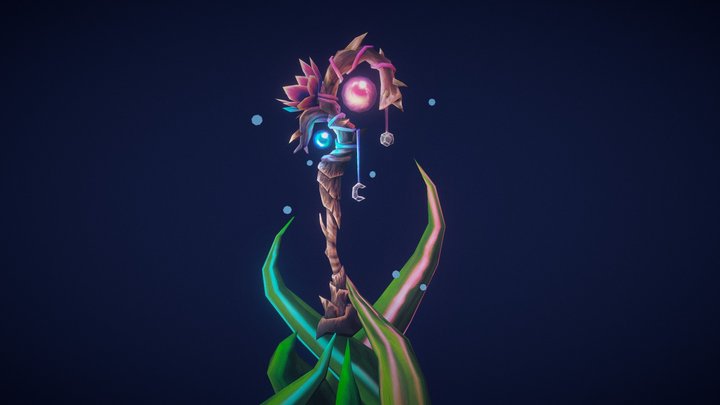 Staff of duality 3D Model