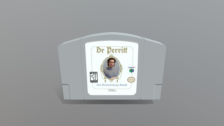 Nintendo 64 Game Cartridge 3D Model
