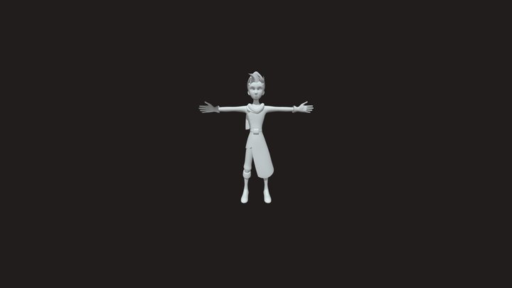Retopologia Peter Pan 3D Model