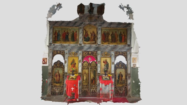Васиљ иконостас 3D Model