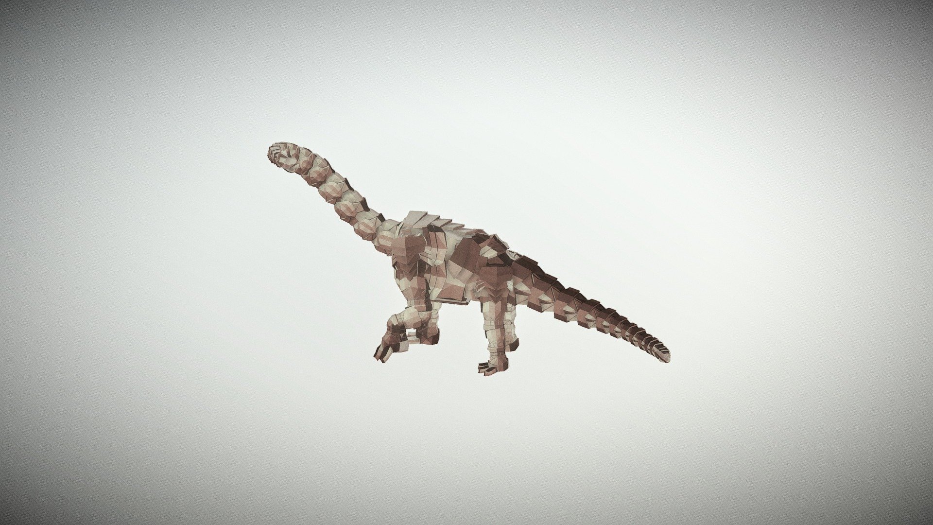 Low Poly 3D model of Brontosaurus - 3D model by mishrashivang31 ...