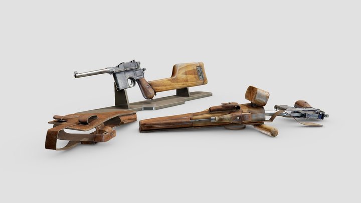 Mauser C96 #2 3D Model