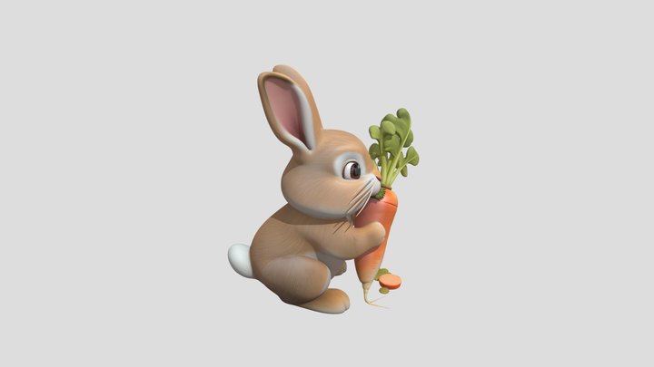 Rabbit Eating