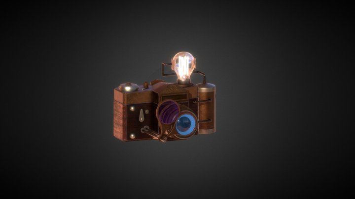 Antique Camera 3D Model