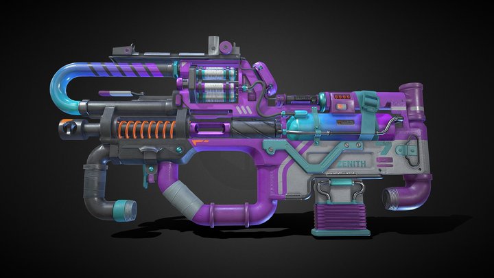 Apex Legends Prowler SMG Liquid Cooled Reactive – Kostenloses 3D-Modell STL