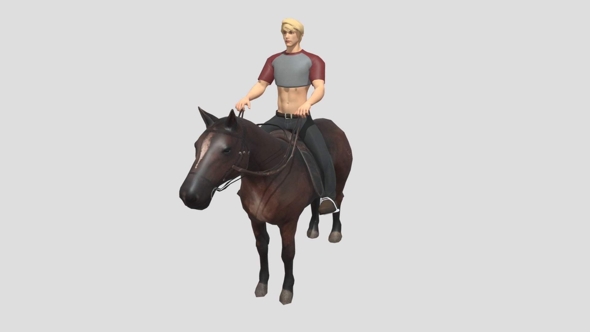 Male Rider - Download Free 3D model by novusod [445b963] - Sketchfab
