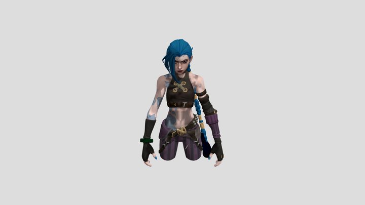 Arcane - Jinx 3D Model