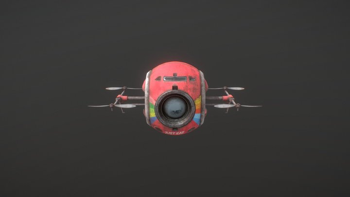 Just Eat Drone 3D Model