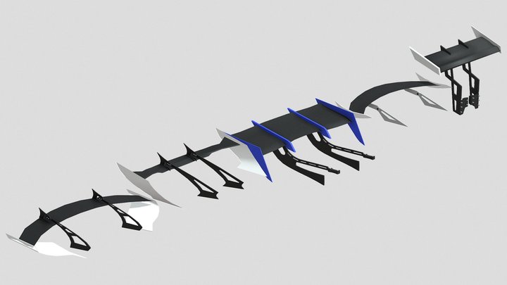 Zedge Spoilers Preview \Showcase 3D Model