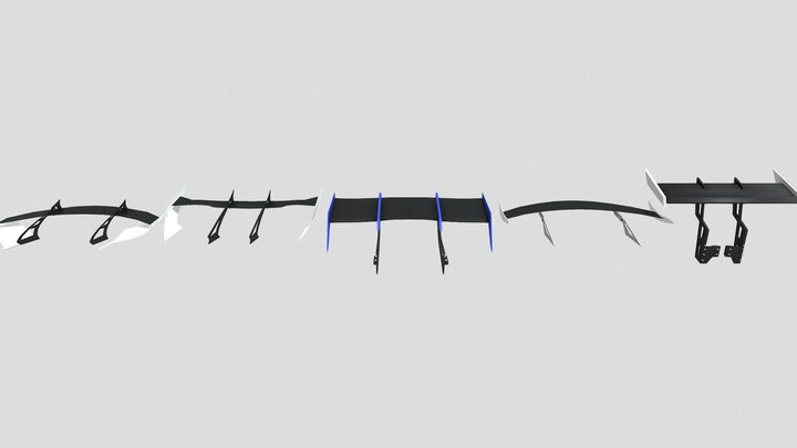 Zedge Spoilers Preview \Showcase 3D Model